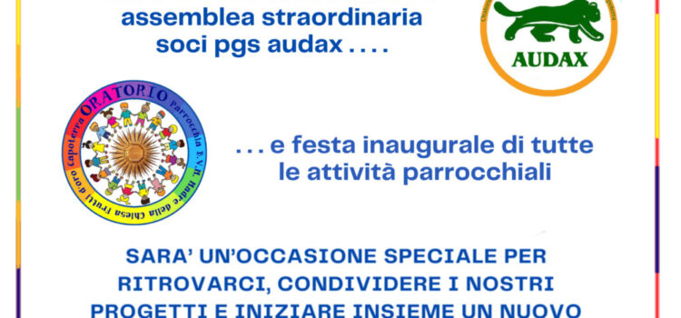 Inaugurazione attività parrocchiali